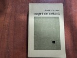 Pagini de critica de Ilarie Chendi