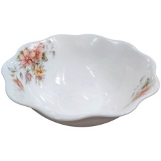 Set 6 Boluri Medii servire Salata Opal Alb Model Flori 106-1 14cm CNN50155 foto