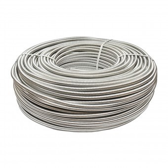 Rola 50m teava inox flexibila, gofrata DN12 pentru instalatii solare rezidentiale foto