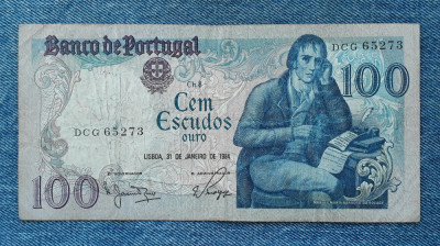100 Escudos 1984 Portugalia / 65273 foto