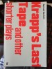 Krapp&#039;s Last Tape + Scurte Piese Teatru - Samuel Beckett, Engleza, Faber&amp;Faber, 2009, Brosata