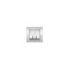 Comutator Elbi Zena Gri Metalizat, LED, 10A, IP20, Montaj Incastrat, 220-240V