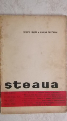 STEAUA - Revista lunara a Uniunii Scriitorilor, nr. 4 (219), 1968 foto