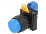 Comutator acţionat prin apăsare 22mm Poz.i 1 NO fără