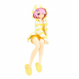 Figurina Re:Zero Noodle Stopper PVC Ram Room Wear Yellow Color Ver 14 cm, Furyu