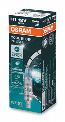 Bec Halogen H1 Osram Cool Blue Intense, 12V, 55W foto