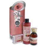 Pachet ingrijire, gel de dus de cirese, ulei de cirese si sapun de cirese, Nirvana Spa