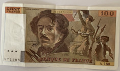 FRANTA 100 FRANCS/FRANCI 1990 foto