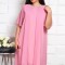 Rochie Karola Roze - 54Marimea