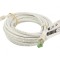 Patch cord S/FTP Cat 8.1 LSZH alb 7.5m