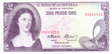 Bancnota Columbia 2 Pesos 1976 - P413b UNC
