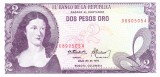 Bancnota Columbia 2 Pesos 1976 - P413b UNC ( vezi descriere )