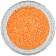 Pudră Glitter pentru nail art – orange neon