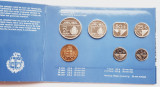 M01 Aruba set monetarie 6 monede 1992 5, 10, 25, 50 cent 1 2 1/2 florin UNC, America Centrala si de Sud