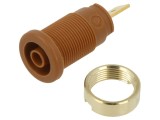 Conector banană 4mm, soclu, 1kV