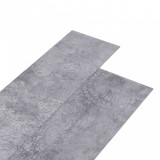 Cumpara ieftin Placi Pardoseala PVC Autoadezive Gri Ciment 4.46mp 3mm: Antialergice, Antistatice, Ignifuge, Impermeabile, Antiderapante