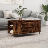 Gossi masuta de cafea, stejar afumat, 102x44,5x50 cm, lemn prelucrat