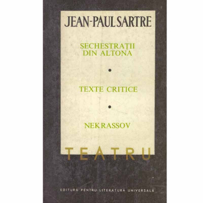 Jean-Paul Sartre - Teatru vol.II - 132439 foto