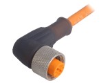 Cablu M12 pentru senzori/automatizări, 5m, IP67, 4 pini