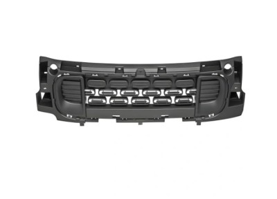 Grila bara protectie, spoiler Citroen Berlingo, 06.2018-, model: Multispace, montare fata, negru, Texturat, RapidAuto foto