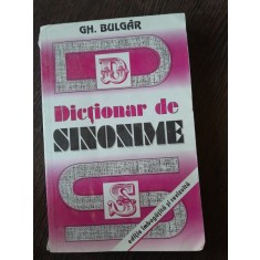 DICTIONAR DE SINONIME - GH. BULGAR