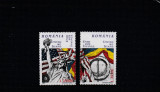 Romania 2002-United we stand,Uniti vom invinge,serie 2 valori,,MNH, Organizatii internationale, Nestampilat