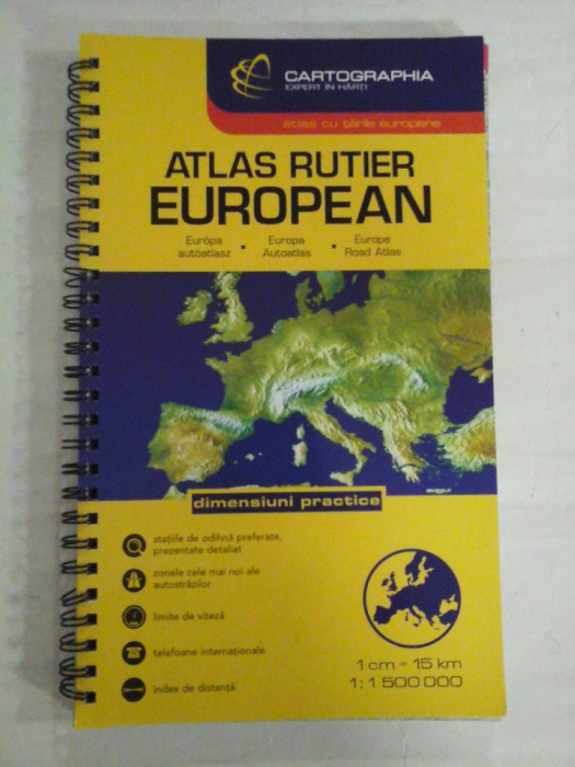 (Atlas cu tarile europene) ATLAS RUTIER EUROPEAN