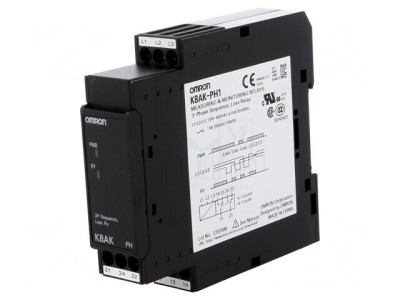 Releu de Monitorizare Tensiune DIN DPDT K8AK-PH1 foto