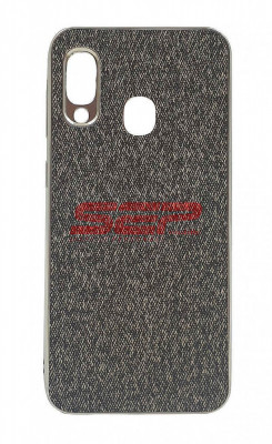 Toc TPU Leather Denim Samsung Galaxy A30s Grey foto