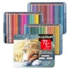 Set 74 Creioane Colorate Metalice, Premium, pentru Desen, cu 2 Cărți de Colorat Incluse