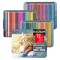 Set de 74 creioane colorate, 72 culori metalice + 2 carti colorat desen