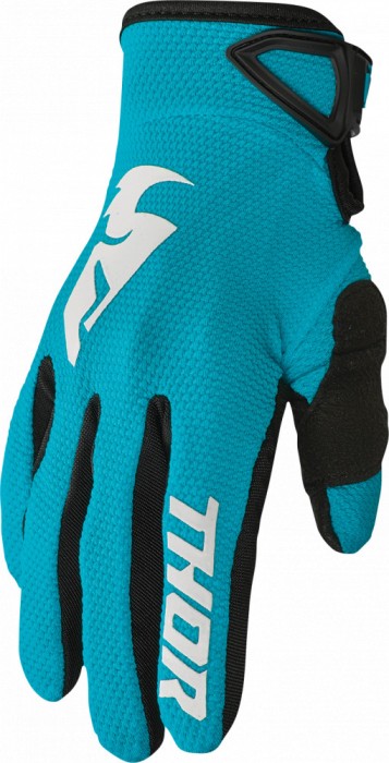 Manusi atv/cross dame Thor Sector, culoare turcoaz/alb, marime M Cod Produs: MX_NEW 33310247PE