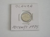 C50 - Moneda foarte veche - Olanda ante euro - 10 centi - 1975, Europa