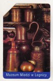 bnk card Cartele telefonice - Polonia TP - URMET - Muzeum of copper - Legnica - rara