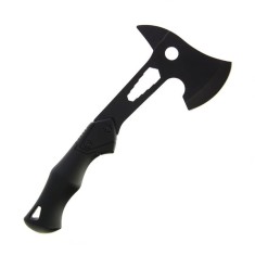 Topor multifunctional, DEPOX&reg;, negru, 30 cm, teaca inclusa