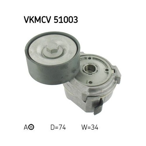 SKF rola intinzator, curea transmisie