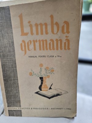 Limba germana, manual pentru clasa a VI-a - Basilius Abager foto