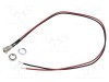 Lampă LED convexă galbenă 2VDC &Oslash;6mm BIVAR