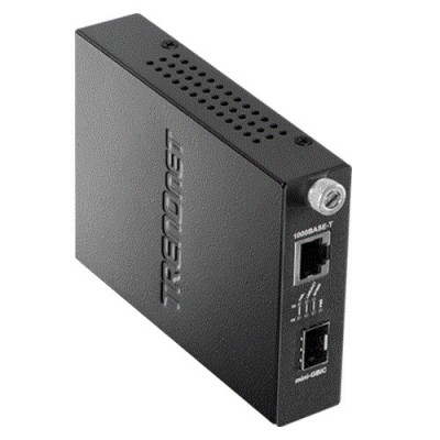 Mediaconvertor Gigabit - SFP fibra optica (pt TFC-1600) - TRENDnet TFC-1000MGA SafetyGuard Surveillance foto