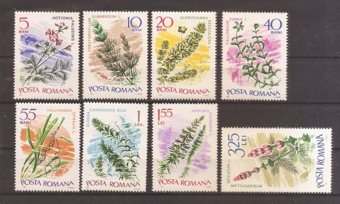Romania 1966, LP. 634 - Plante subacvatice, MNH