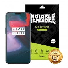 Ringke Invisible Defender 3x Full TPU Coverage Protector Ecran pentru OnePlus 6 Husa friendly (IFOP0003 RPKG) foto