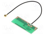 Antenă WiFi 2dBi SR PASSIVES pentru cablu-bandă 50&Omega; f: 2400-2483,5MHz