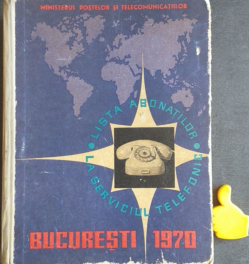 Carte de telefoane Bucuresti 1970 lista abonati telefonici | arhiva  Okazii.ro