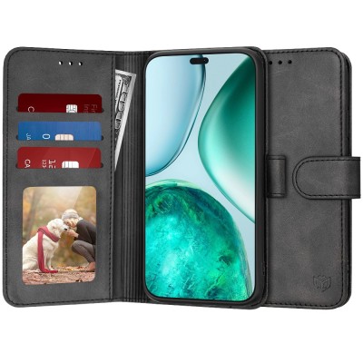 Husa 360 Honor X8c Techsuit Diary Book, negru foto