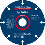 Bosch Disc taiere Expert Carbide Multi Wheel, 125x22.23 mm