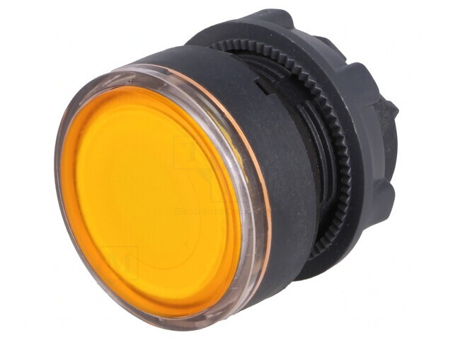 Comutator de Apăsare 22mm Portocaliu