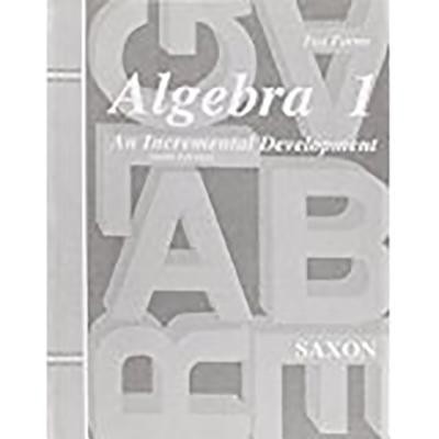 Saxon Algebra 1 Tests Only Third Edition foto