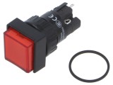 Comutator ON-ON SPDT cu iluminare LED, 2A/220VAC, IP40
