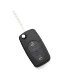 Carcasa cheie tip briceag, 2 butoane pentru Audi