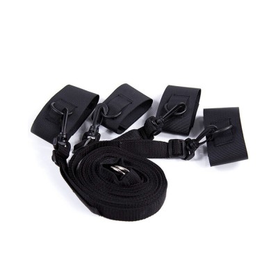 Set BDSM, catuse erotice pentru pat, ajustabile, negru foto